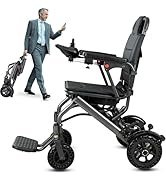 Amazon | LangTu 電動車椅子 電動車いす 軽量 折りたたみ式電動車椅子