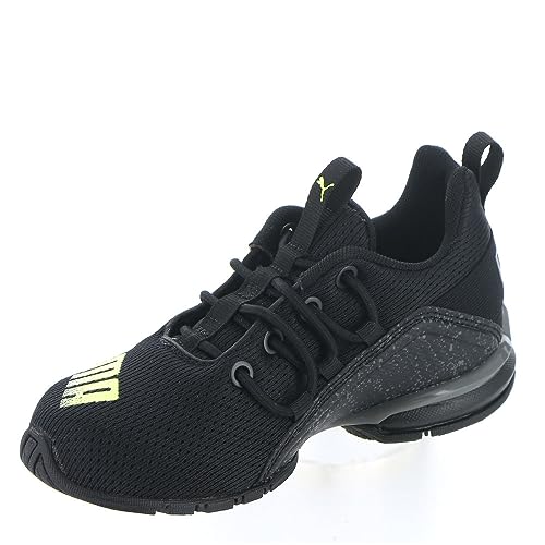 PUMA Axelion Trail 2 PS Boys ToddlerYouth Running 3 M US Little Kid BlackLime4