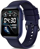 【Llamada Bluetooth & Recordatorio de Mensaje APP】Conecta el reloj inteligente a la aplicación "Da Fit" y a tu teléfono móvil Bluetooth, el reloj inteligente puede admitir llamadas, SMS y muchos recordatorios de aplicaciones, como Facebook, WhatsApp, Twitter, Instagram, etc. Siempre que un se recibe una notificación, el reloj vibra para recordárselo y no perderá ninguna llamada o mensaje. También puede hacer una llamada en el reloj directamente
