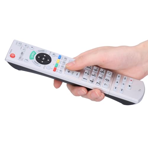 VBESTLIFE Control Remoto de TV, Control Remoto de Plata ABS de, Rango de Control de 10 M para N2QAYB 000928/000842/000840/00101/000074/000863/001109