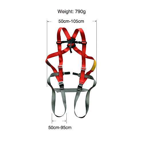 Kit de arnês de escalada com corda e mosquetões ao ar livre completo bsafety escalada árvore rapel a