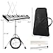 Giantex Percussion Glockenspiel Bell Kit 30 Notes, Xylophone with Adjustable Height Frame, Music Stand, 8