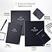 Rocketbook Mini Reusable Smart Notepad, Pocket Size On-The-Go Notebook, 3.5x5.5, Black (Pack of 1)