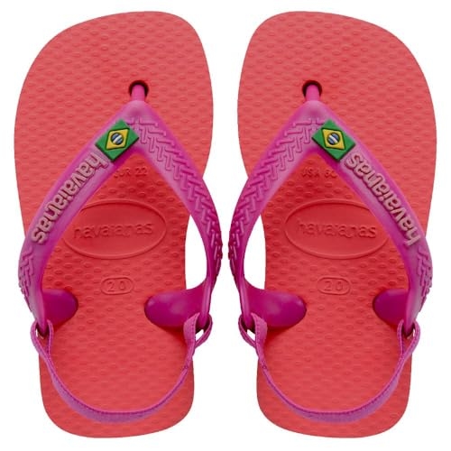 Havaianas Baby Brasil Logo Coral/Rosa 21