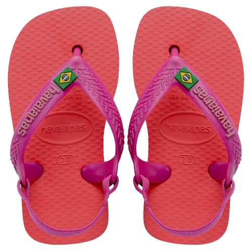 Havaianas Baby Brasil Logo Coral/Rosa 22