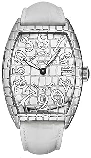 Franck Muller Casablanca Crazy Hours Iron Croco 8880 CH IRON CRO (steel, crocodile-relief case and dial, white alligator strap)