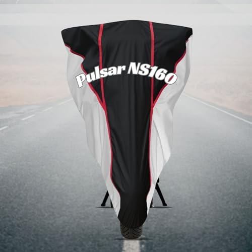 Image of Motorcycle Bike Body Cover for Outdoor Use - Heavy Fabric Water Resistant Two Wheeler Cover with UV, Dust & Rain Protection Compatible for Pulsar NS160