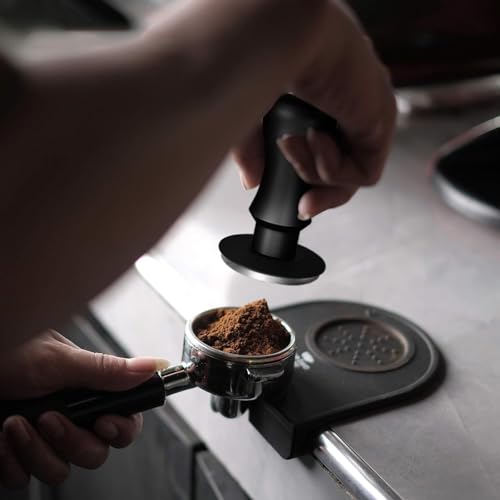 Image of 51mm Coffee Tamper with Precise Scales, Adjustable Constant Pressure Coffee Tamper for Espresso Machine, Spring-Loaded Auto-Return Espresso Accessories for Home Commercial Espresso Brewing