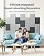 Soundsbay Akustikplatten Selbstkleben 12 Stück, Schallabsorber, Schalldämmung Schallschutz Wand hoher Dichte Schallschutzplatten für Akustische Behandlung und Wanddekoration 30x40x0.9cm (Silbergrau)