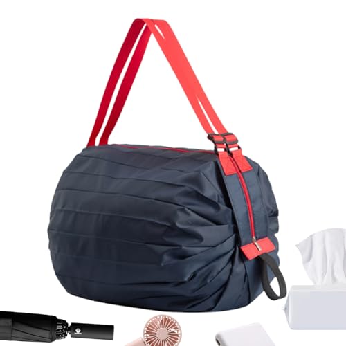 Genérico Bolsas Reutilizables Plegables,Bolsón Reutilizable Grande Para Compras | Organizador Impermeable para Necesidades Diarias, Deporte y Trabajo