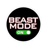 Beast Mode Football Helmet Stickers,1.5 inch Sports Helmet Stickers for Hockey Football