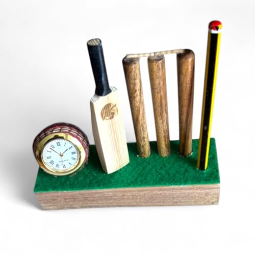 Reloj de escritorio CRICKET-GIFTS con soporte para bolígrafo y lápiz 4