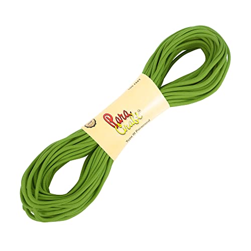 Image of 550 para Cord Parachute Survival Cord Rope Spec Type III 7 Strand Paracord Rope, Military Grade Nylon 4mm Diameter (Parrot Green, 20)
