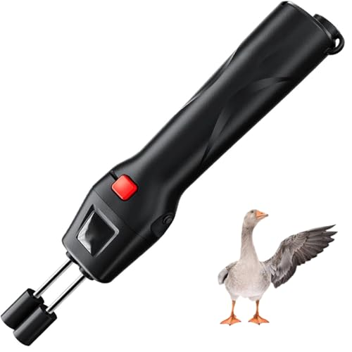 Desplumadora de pollos manual electrica e impermeable para aves de corral 2