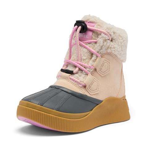 Image of Sorel Youth Out N About IV Chillz Waterproof Boot, Pearlescent /Gum 16, 2