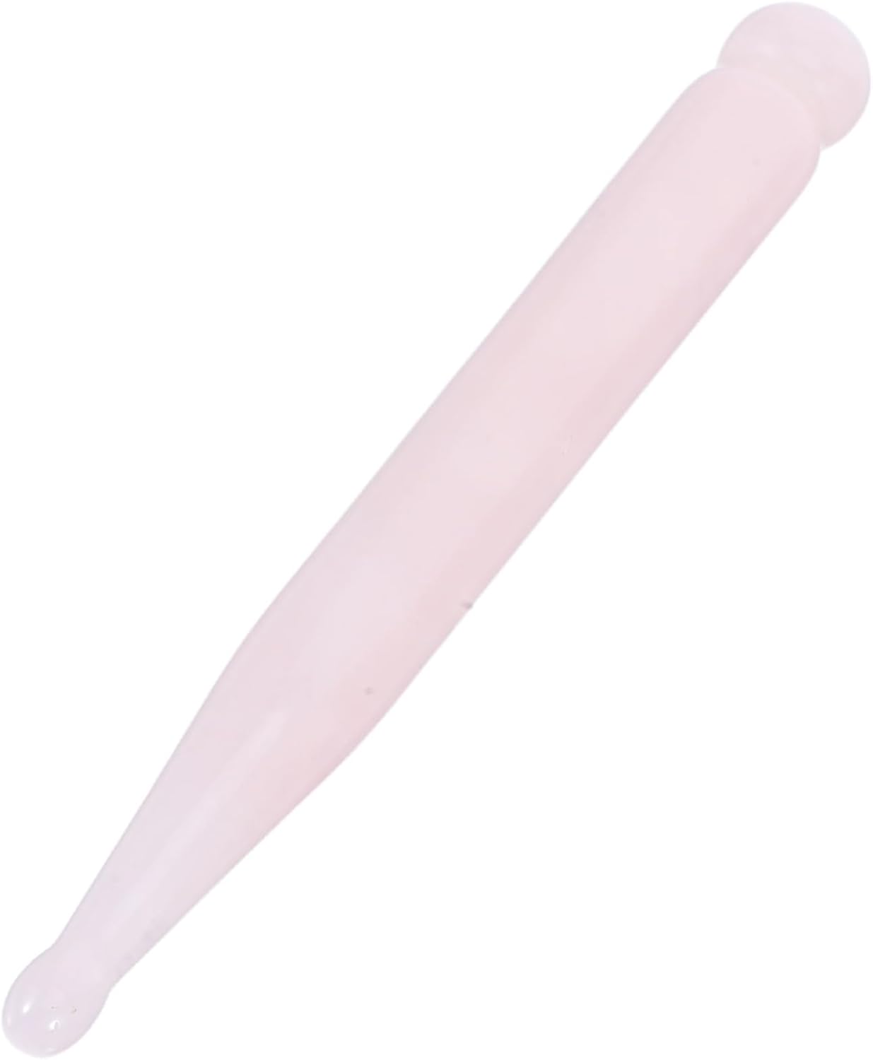 Rose Quartz Massage Stick Natural Jade Wand Beauty Tool for Full Body Gua Sha Scraping Muscle Relaxation Skin Vitality Enhancer