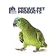 Prevue Pet Products Kleiner Papageien-Spielständer mit Rädern, Vogelständer, Aktivitätsspielcenter mit Sitzstangen und Leitern, Spielplatz für drinnen und draußen, für Vögel mit Schaukel, schwarzes