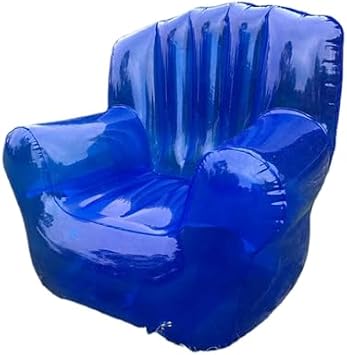 Inflatable Sofa Chair - Portable Blow Up Couch for Camping and Beach Use - Comfortable Air Furniture for Adults and Teens
