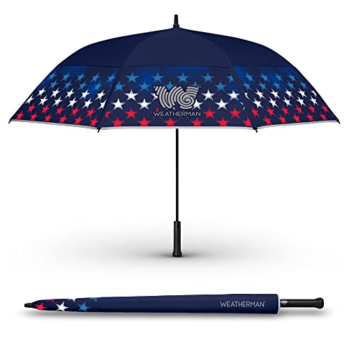 Weatherman Umbrella - Folds Of Honor - Golf Umbrella - Windproof Umbrella Resists Up To 55 Mph Winds - Celebration… #TOP3