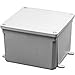 PVC Molded Junction Box, 4 x 4 x 4-In.