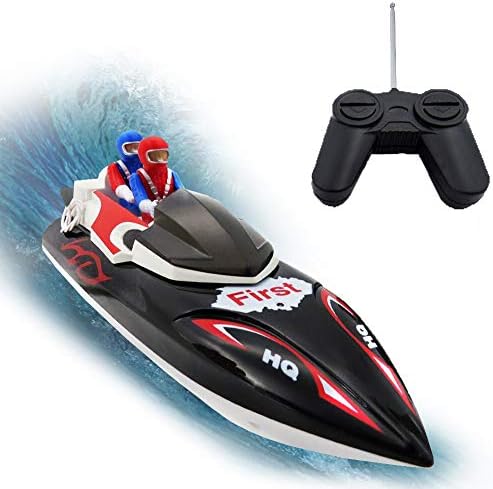 KOLAMAMA RC Boat, Remote Control Boat for Kids&Adults,2.4Ghz 4CH Electric Racing Boat for Pools and Lakes,Kids Boat Toy
