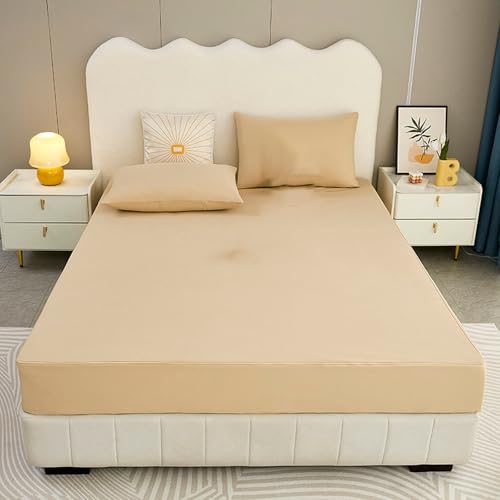 Protector de colchón impermeable, antialérgico, funda para chinches, máxima protección para colchones, duradero, suave y transpirable, perfecto para un ambiente de sueño saludable