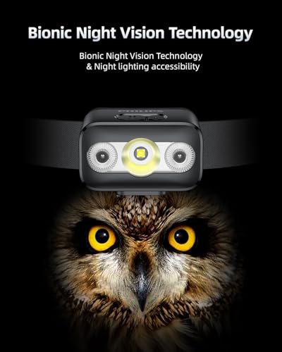Image of Philips 5W Rechargeable Headlamp, 1000mAh Battery, 140Tilt & Smart Gesture Control, Super Bright LED Light for Camping, Hiking, Fishing, Cycling