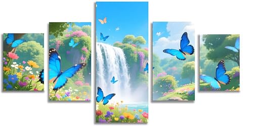 Diamond Painting Adultes 5 Pack Anti-Stress Grand Format 125x63cm Mefooge