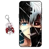 Compatible with Samsung Galaxy S8 Plus Case Anime Design [with Figure Keychain], Soft Silicone TPU Animation Phone Case for Samsung Galaxy S8 Plus