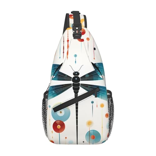 Bolso sling unisex negro resistente para viaje y senderismo miniatura 1