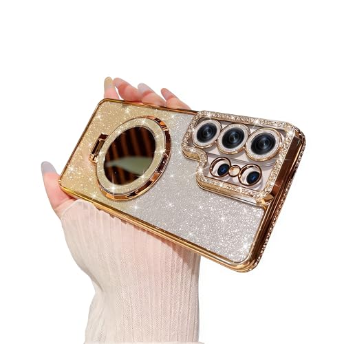 for Samsung S26 Ultra Case Glitter with Kickstand Cute Bling