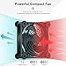 upHere Big Airflow 120mm x 25mm Computer Fan with AC Plug Cabinet Fan 100V 240V AC Power Supply,DC 12V 5 Speed Controller, for Router Mining Machine Chassis Server Workstation Cooling