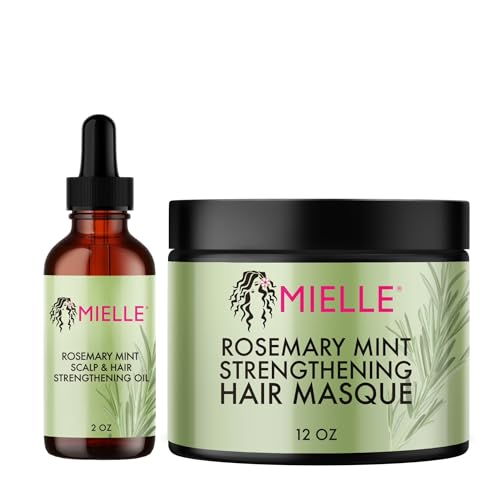 Mielle Organics Rosemary Mint Scalp & Hair Strengthening Oil and...