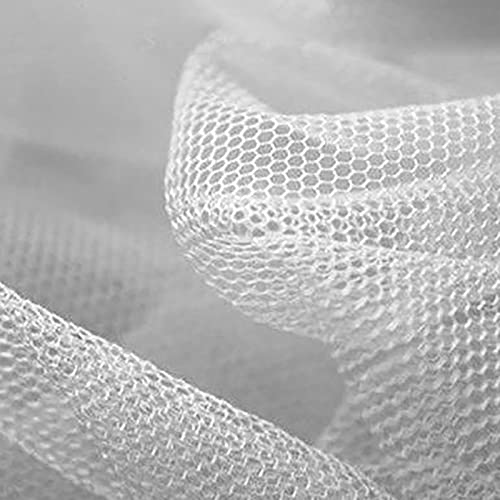 Double Stroller/Jogger Mesh Netting, Full Cover Mesh Net With Drawstring For Twin Stroller, Car Seat, Baby Crib, Carriers, Playpen, Universal Fit, White #TOP1