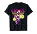 Captain Marvel Cosmic Vibes Retro Triangle Graphic T-Shirt