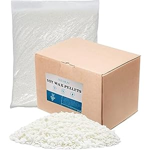 RYGufamizi Soy Wax, Premium Natural Candle, 100% Soy Wax for Candle Making from Organic Farm, No additives, Harmless and Pure (5lb).