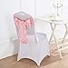 BalsaCircle 50 Pink Satin Chair Sashes Bows Ties for Wedding Decorations Party Supplies Events Chair Covers Decor Banquet Reception