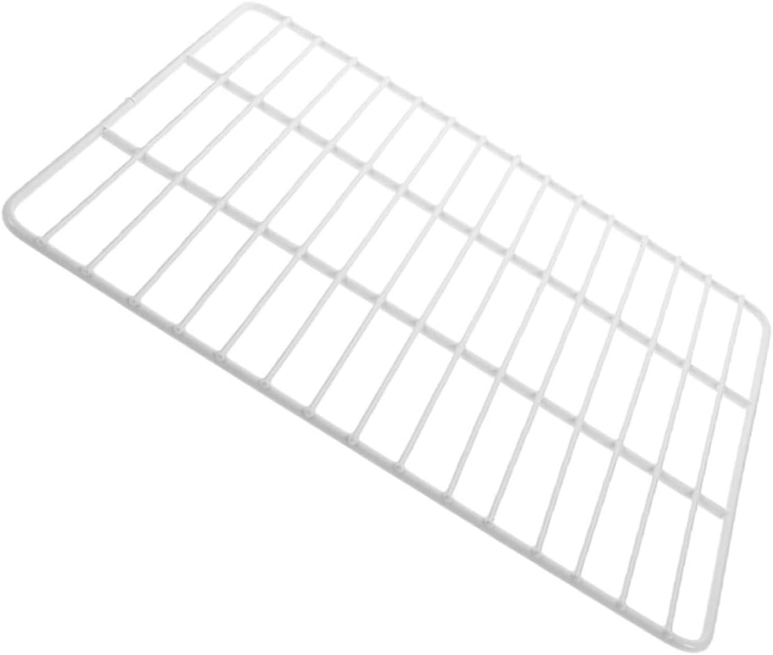 VALICLUD Refrigerator Shelf Clips Wire Divider Freezer Partition Fridge Dividers for Storage Wide Deep No Rails