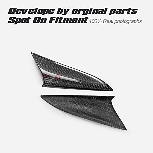 For TOYOTA 2015-2018 Prius ZVW50 V1 Type Headlight Eyebrow (Pre-facelift) Carbon Fiber Modified Tuned Tuning Car Body Parts Kits