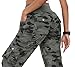 MoFiz Hiking Cargo Shorts for Women Outdoor Quick Dry Athletic Shorts for Boating Camping with Pockets Camo Green XL