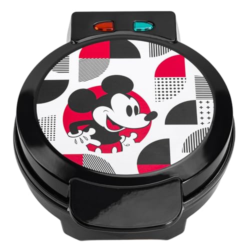 Uncanny Brands Disney Mickey Mouse Waffle Maker – Non-Stick Round Waffle Iron – Easy to Use and Clean by Uncanny Brands - Image 7
