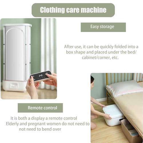 Clothing Care Machine in compact foldable design
