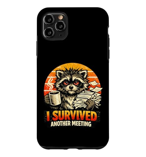 I Survived Another Meeting T�V���c �ʔ��� �o�[���A�E�g �A���C�O�} �X�}�z�P�[�X iPhone 11 Pro Max �p