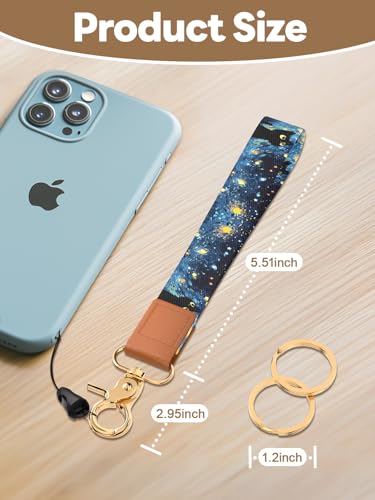 Image of Wristlet Keychain for Women and Men, Key Chain Holder, Wrist Lanyard for Keys