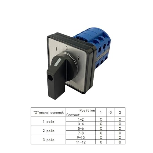 Interrupteur de commutation triphasé 380V inverseur de source 20A - 2