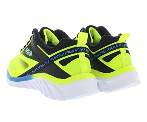 Fila Girl's Galaxia 3 (Little Kid/Big Kid) Safety Yellow/Black/Electric Blue Lemonade 12.5 Little Kid M2