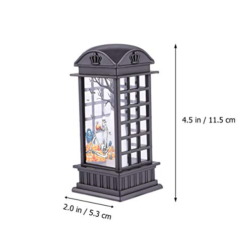 Lanterna de LED para Halloween KESYOO Lanterna Decorativa para Decoração de Halloween Interior Exter