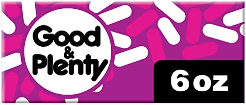 GOOD & PLENTY Licorice Fat Free, Candy Box, 6 oz