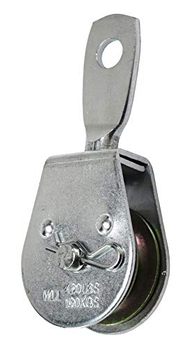 image for Elitexion Single Pulley Block Wheel Swivel, Pulley Roller Loading 420 