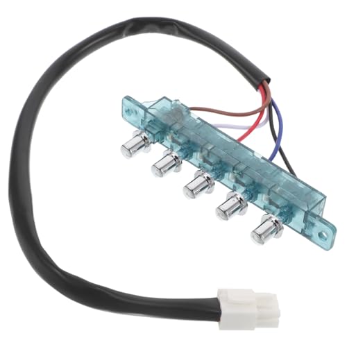 SHINEOFI - SHINEOFI Universal Range Hood Switch Control Panel 5-Key Button Replacement for Kitchen Ventilation Systems